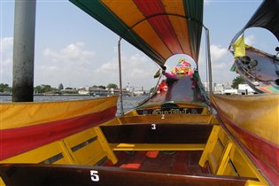 Наша лодка (по каналам Бангкока)