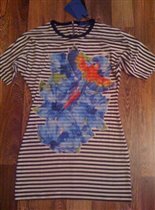 полоска с попугаем