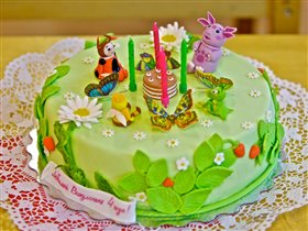 Празд. торт 'День рождения Лунтика' от Svetlanka