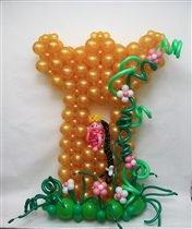 Принцесса в замке (на основе панно)