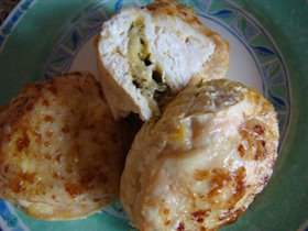 куриная грудка с сырной начинкой