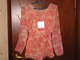 Sweet Mama Потрясающая блузка, цвет коралл, 48 раз