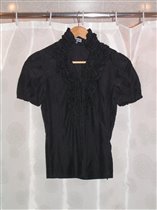 блузка черная, размер 40-42 - 250 рублей