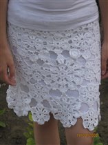 белая юбка
