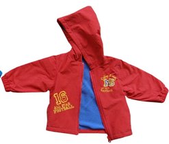 V-baby курточка на флисе, цвет красный 500+30р.кур