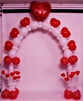 Арка с сердцами