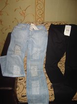 джинсы 34 и Штаны лен 44размер