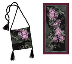 0965 Сумка с хризантемами