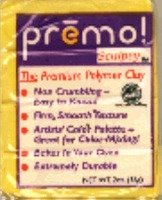 Пластик полимерный Premo. Цвет кадмий жёлтый