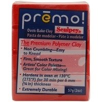 Пластик полимерный Premo. Цвет красный