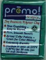 Пластик полимерный Premo. Цвет тёмно-зелёный