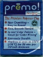 Пластик полимерный Premo. Цвет синий перламутровый