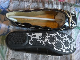 Балетки 750 р, длина 24,5 см