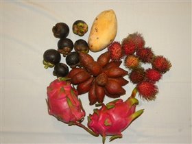 экзотические тайские фрукты