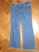 джинсы с бахромой - рост до 165