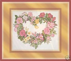 43515 Rose Heart Wreath
