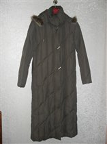 Пуховик-пальто б/у р 48  500 руб.