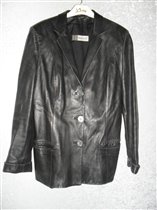 Пиджак кожаный б/у 400 руб.