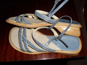 Босоножки новые Серые, кож/зам разм 39 - 200 руб.