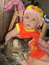 любимый кот и я