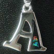 цепочка и кулон с натуральным австралийским опалом