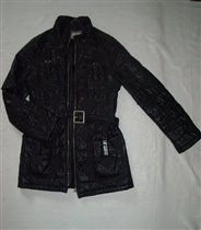 Черная стеганная куртка