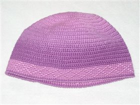 Розовая шапка