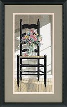 35146 Chair with Flowers