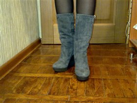 Сапожки BU серые