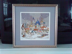 Снегопад в городе