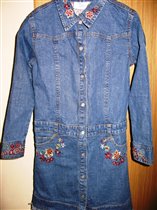 Джинсовое платье