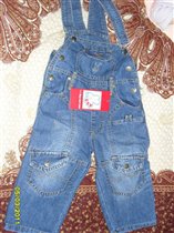НОВЫЙ Полукомбез джинсовый на 1 г и 5 лет