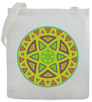 Э-042	Холщовая сумка с этническим рисунком 'Круг'