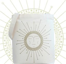 Э-005	Холщовая сумка с этническим рисунком «Солнце