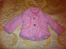 ШУБКА-МАНТО, ИСК МЕХ,Р-Р  ДО 2,5 ЛЕТ, 500 РУБ