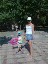Мы с сыном в Одессе
