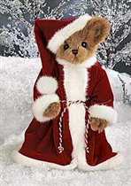 В костюме Санта-Клауса