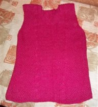 Вязанная  жилетка