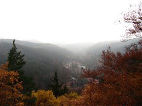 Карловы Вары, горы, туман, лес - красиво! :)