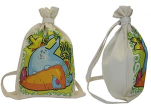 ТО1Н-0002	Торба подарочная «Голубой заяц»
