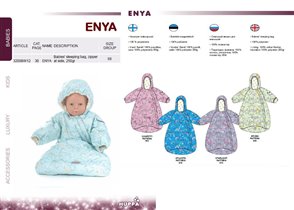 Babies` sleeping bag ENYA, арт. 3209BW12