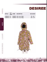 Girls` coat DESIREE, арт. 1208BW12