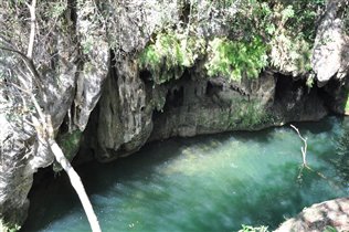 Водопад в заповеднике Тринидада.