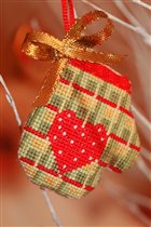 варежка новогодняя третья