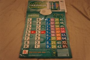 Говорящая таблица умножения Знаток. 