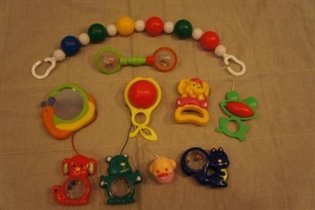 Подвески-погремушки для самых маленьких