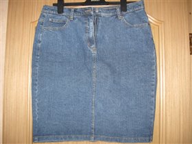 Юбка джинсовая синяя из каталога