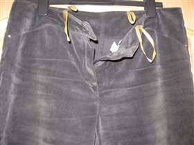 Черные вельветовые брюки (к ним пиджак) 52 размер