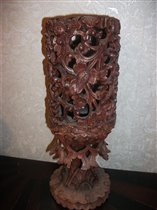 лампа дерево ручная работа 3000 т