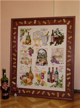 Оформленный винный робин